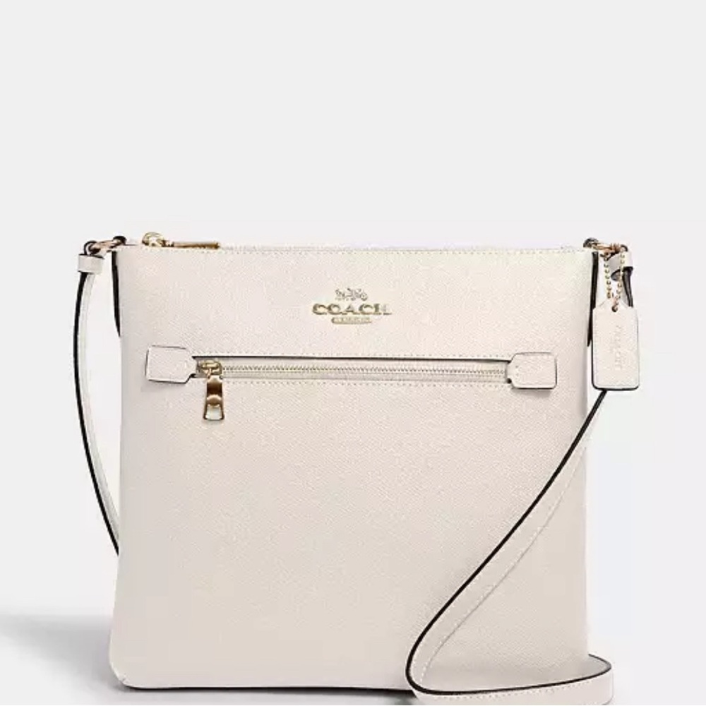 Like New Coach Rowan File Cream Shoulder/Crossbody Bag - Only worn one time.